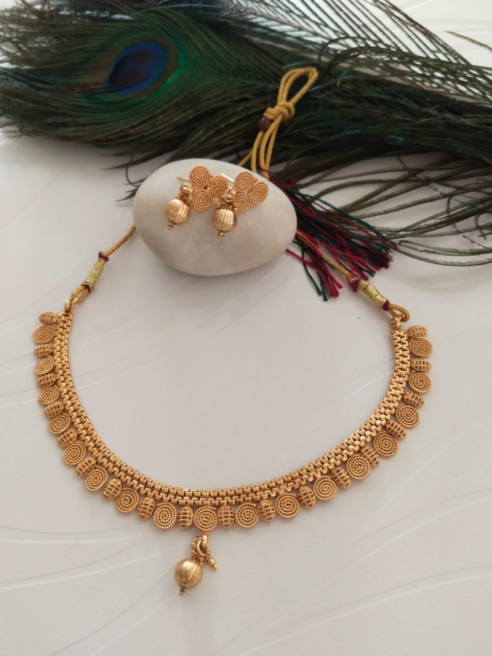 Gold plated necklace