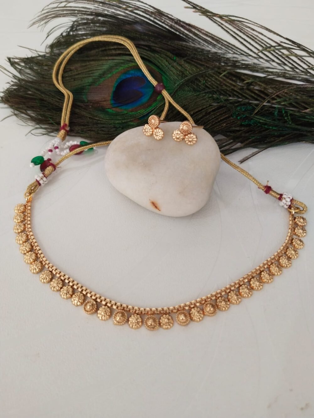 Gold plated necklace