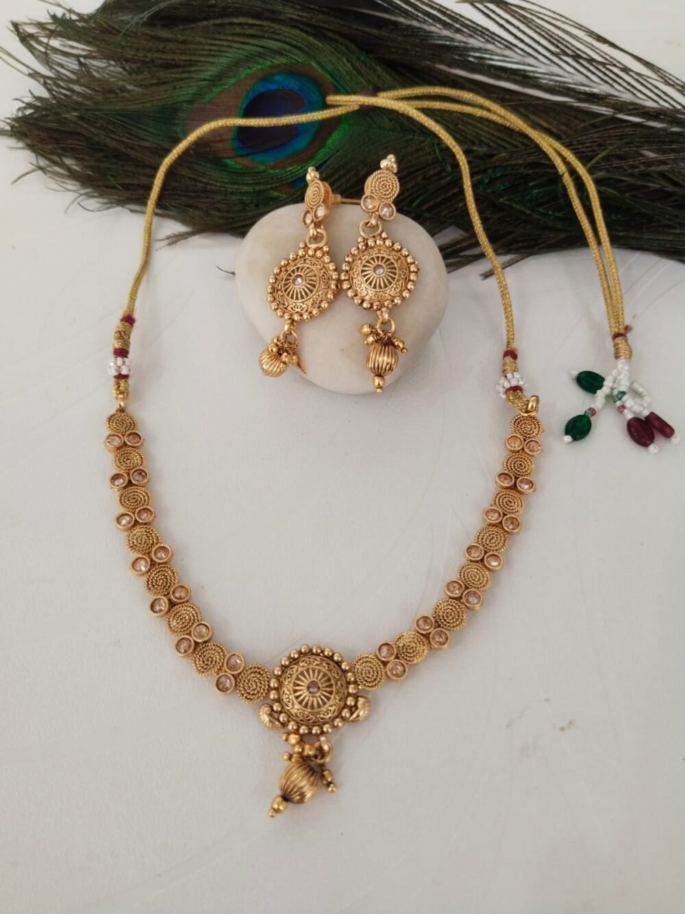 Gold plated necklace