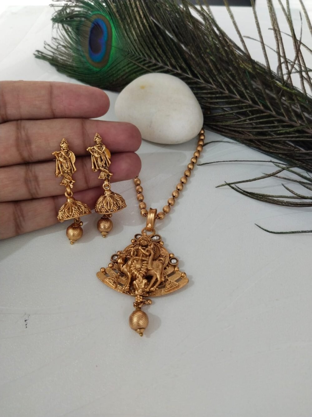 Gold plated necklace