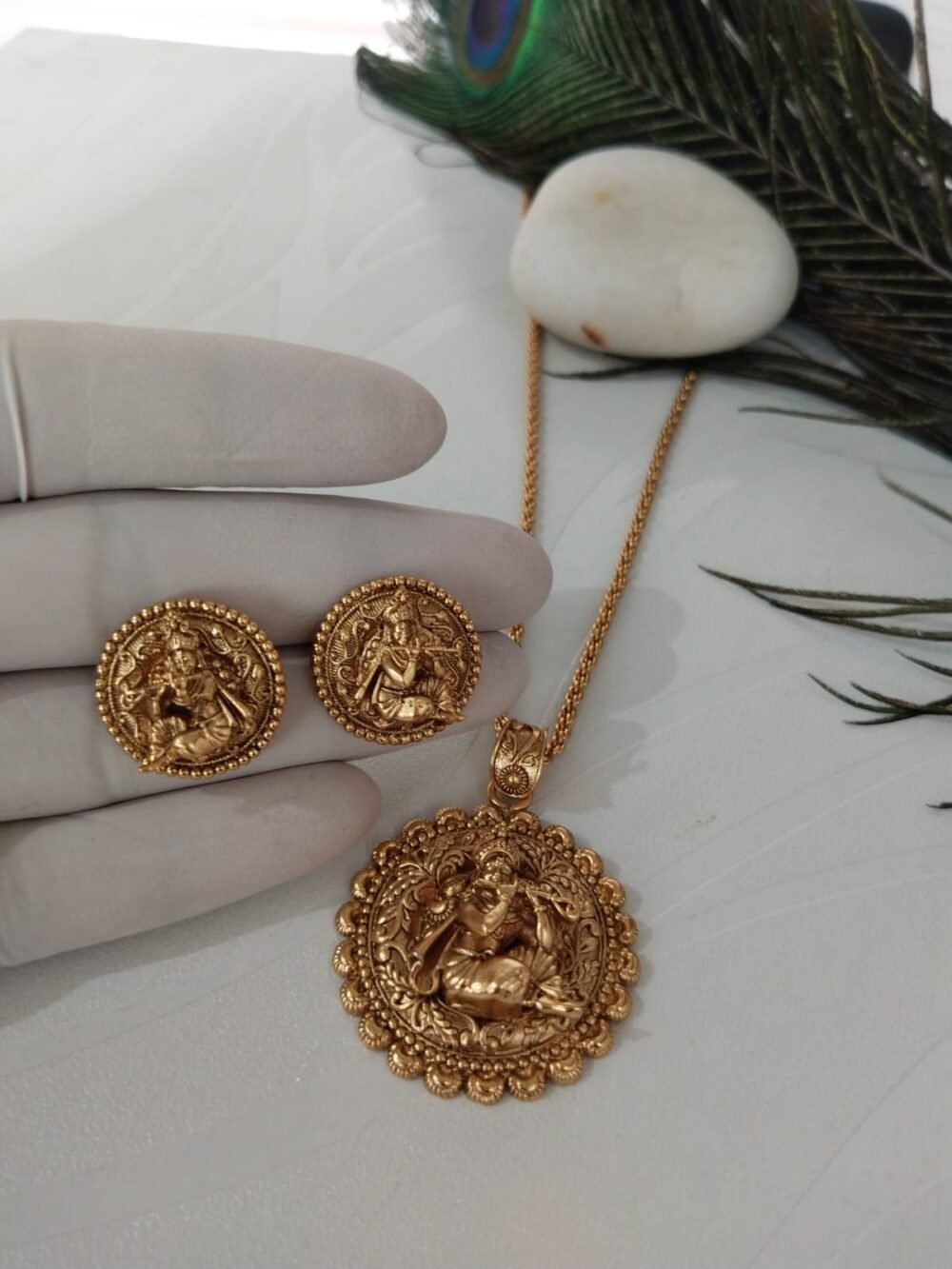 Gold plated necklace