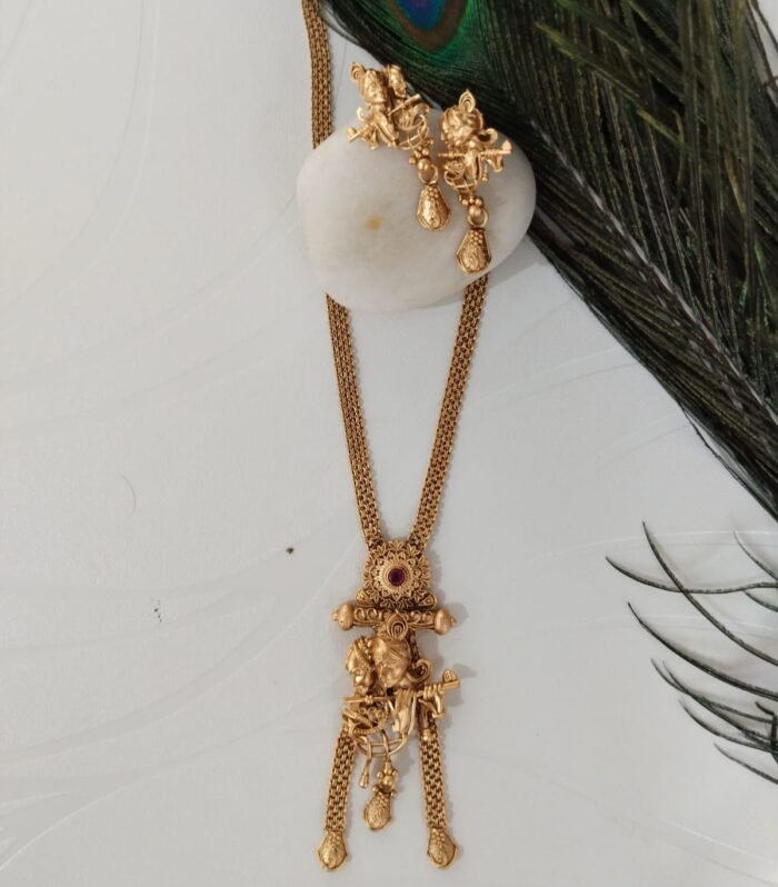 Gold plated necklace