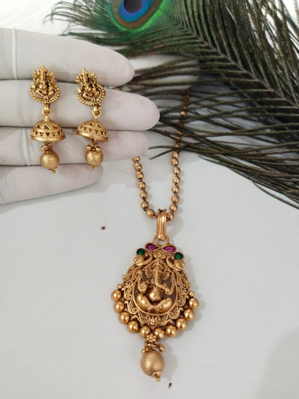 Gold plated necklace
