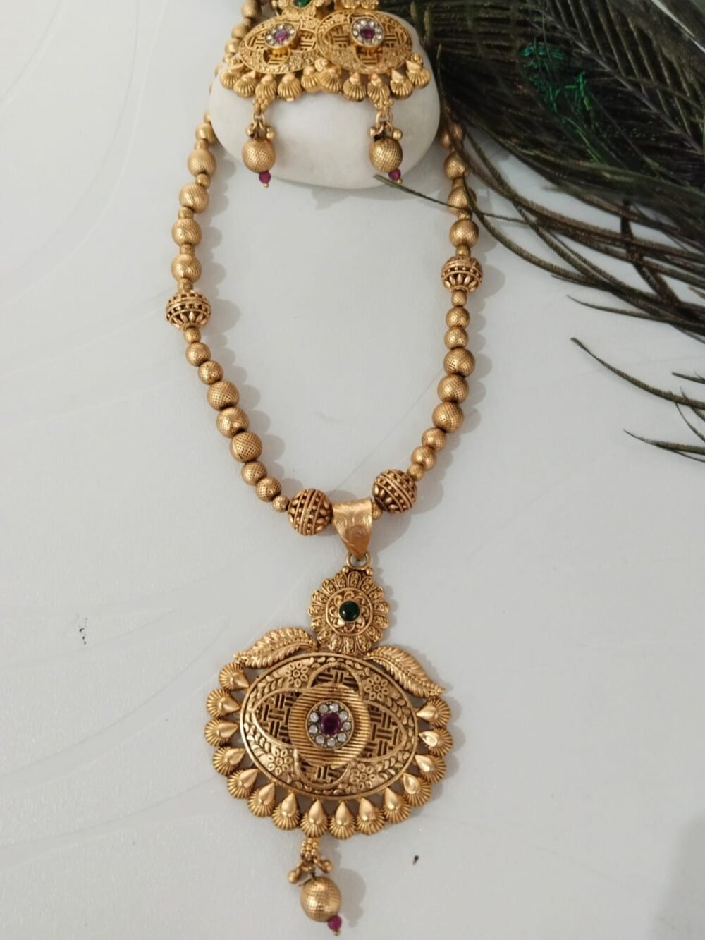 Gold plated necklace
