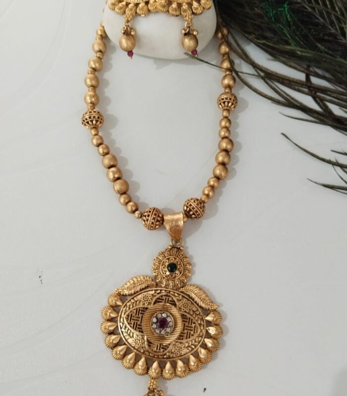 Gold plated necklace