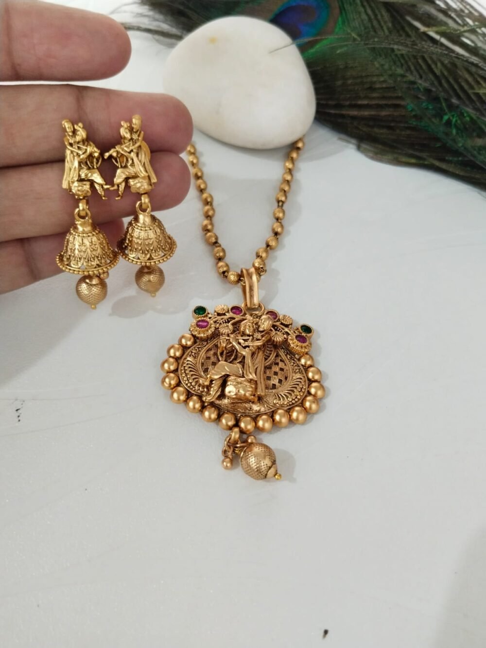 Gold plated necklace